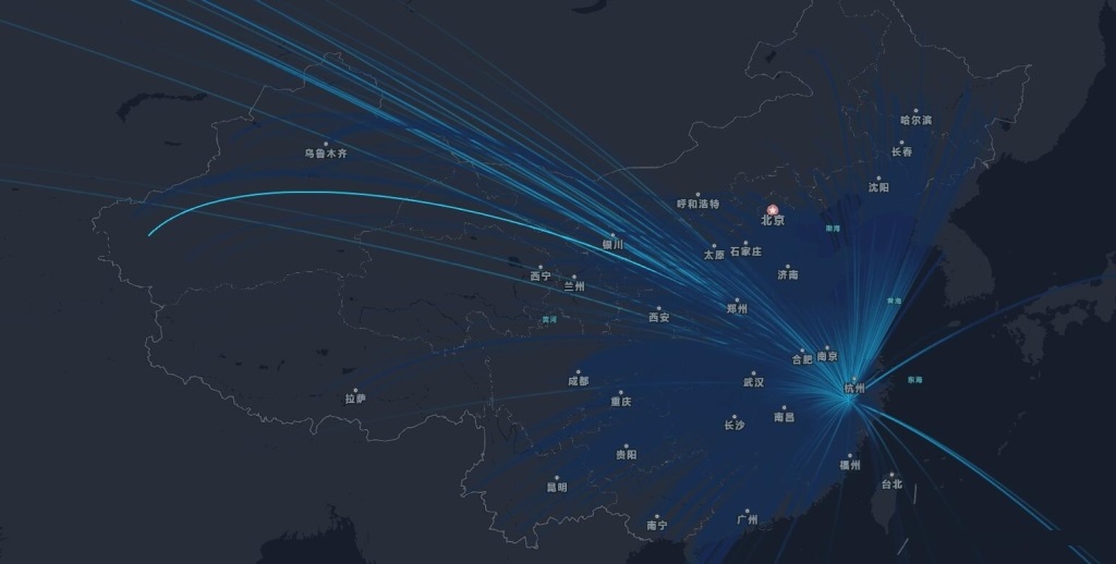 网站访客大数据腾讯地图API展示源码插图