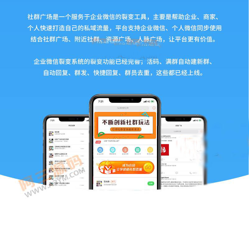 公众号社群源码_社群广场v1.3.8插图