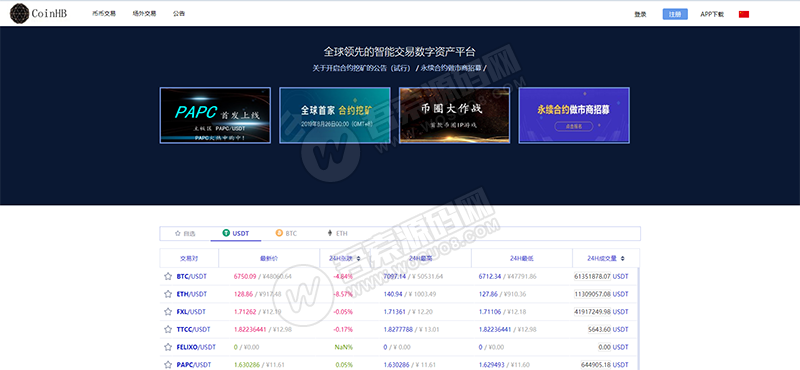 景蓝交易所完美版本源码 BTCOTC币币交易带充值区块链交易所+钱包 带详细安装文档插图
