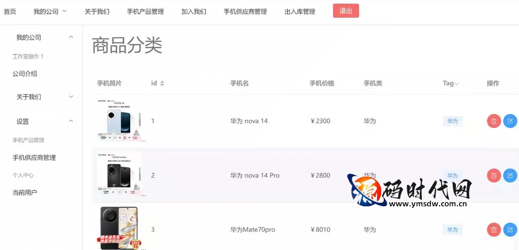 基于Vue3与Node.js的手机仓库管理系统（含ECharts数据可视化、Element Plus移动端适配及完整部署视频）