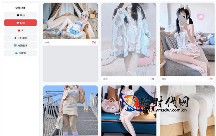 老司机壁纸源码：6大热门分类接口可改，三文件上传即用，零门槛一键部署直接运营