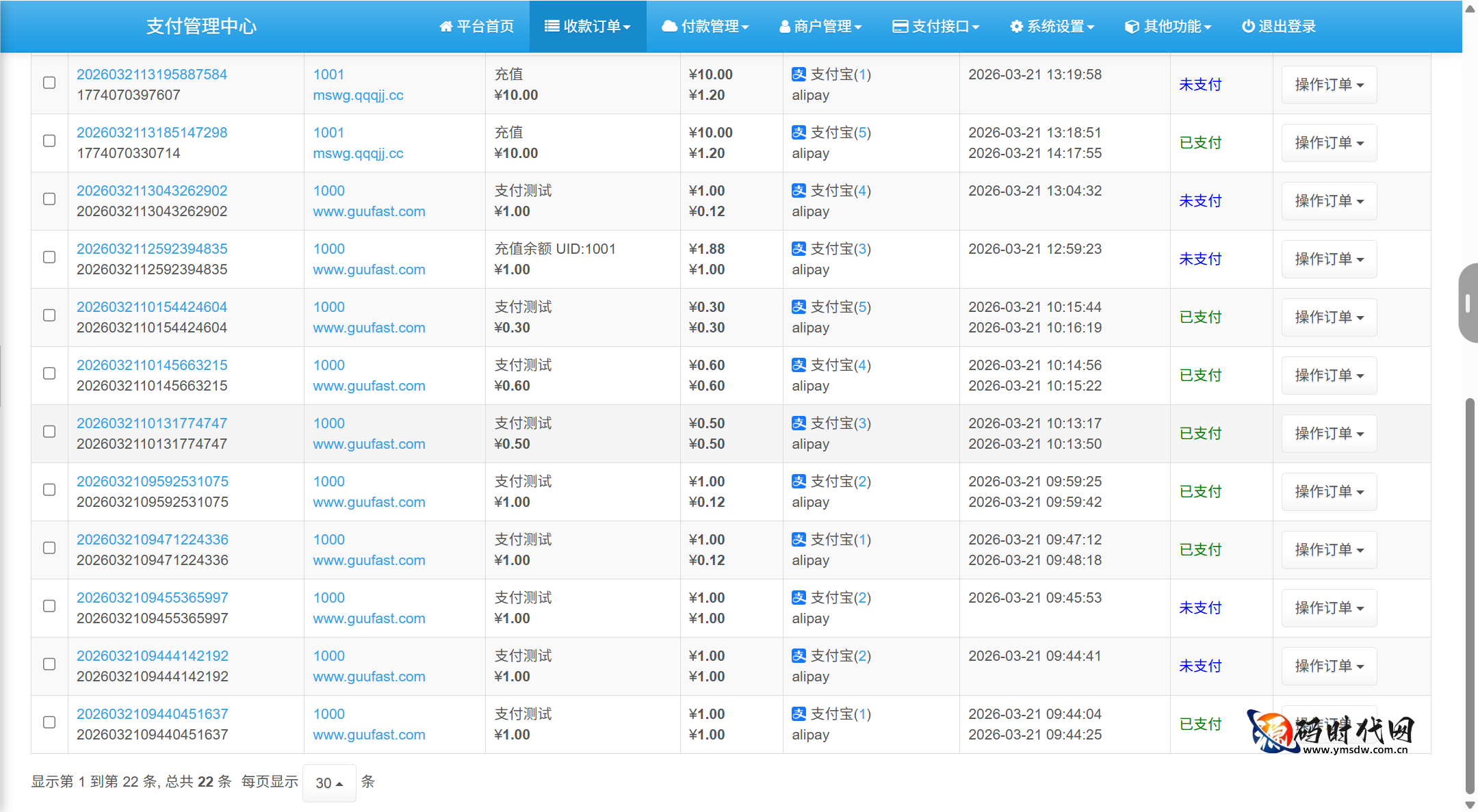 （亲测）最新聚合支付平台源码下载 内置支付风控检查模块，支持多通道收银与商户管理后台